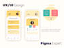 do UX UI app design in figma