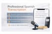 do accurate spanish audio to text transcription