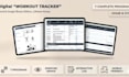 develop excel workout template, gym sheet, fitness schedule, progress chart