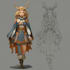 create fantasy concept art, creatures and characters design