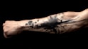 custom an abstract black tattoo design
