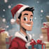 unique christmas cartoon caricature