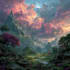 do fantasy background and landscape
