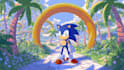 make a drawing in the sonic adventure artstyle
