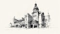 do hand drawn architectural sketches