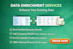 data enrichment, email finding and company research manually