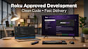 develop roku TV apps with scenegraph UI