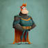do high quality cartoon character artwork in superhero