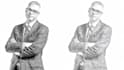 draw a wsj style hedcut portrait