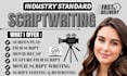 be your professional script writer for screenplay screenwrting