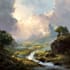 do fantasy background and landscape