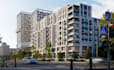 develop 3d master plan, urban development, commercial building tower, map render