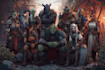 design character fantasy illustration party