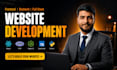 full stack web developer as frontend, backend PHP developer with custom design