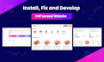 fix and develop PHP, laravel, vue js, react js website