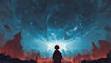 create an sci fi art, concept art, sci fi character illustration