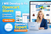 develop opencart fix opencart ecommerce bugs website optimization professionally