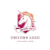 design a magical unicorn logo for your brand