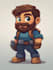 create 2d game character or 2d game character animation