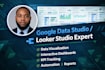 design stunning google data studio or looker studio dashboards using ga4, gheets