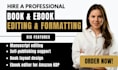 do amazon kdp manuscript book editing and formatting ebook editor KDP publishing