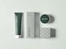 create skin care label, cosmetic logo and packaging