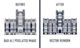 manually vectorize your logo or image with high precision