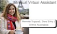 provide bilingual virtual assistance and from home