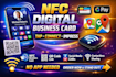 design clickable and print ready smart nfc interactive digital business card