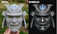 design 3d print paints and ship 3d custom mask and element 3d printable mask