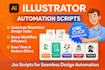 provide ready adobe illustrator scripts automation