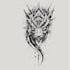 create a profesional tribal tattoo design