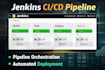 create ci cd pipeline with github actions, jenkins, docker and AWS