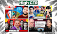 design youtube thumbnails and social media posts