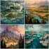 illustrate environments, landscapes, board game, concept art