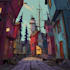 do stylized environment illustration background art