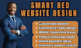design adjustable bed website, smart bed store, bed ecommerce site