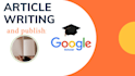 write and format your article