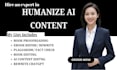 humanize ai content, proofread, rewrite and edit chatgpt, ai generated content
