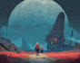 create epic sci fi illustrations and futuristic artwork