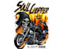 design custom halloween skeleton grim reaper logo with express delivery