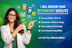 develop a responsive static frontend website using HTML, CSS, and javascript