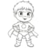 do coloring book page and book illustration for kids