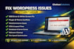 fix wordpress website errors, bugs, and issues fast