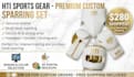 produce custom boxing gloves sparring sets