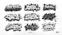 design a bold handstyle graffiti logo