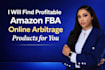 find profitable amazon fba online arbitrage product for you