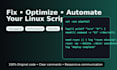 write, fix, and automate linux bash shell scripts professionally