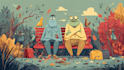 draw cute, simple and funny cartoon