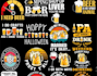 design creative t shirt pub beer logo